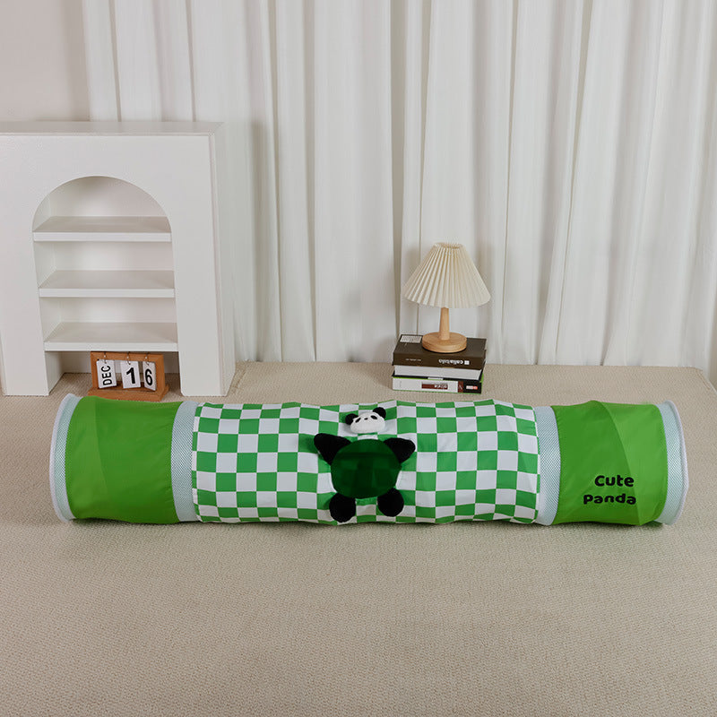Cat Rolling Cage Toy Peek-a-Boo Tunnel