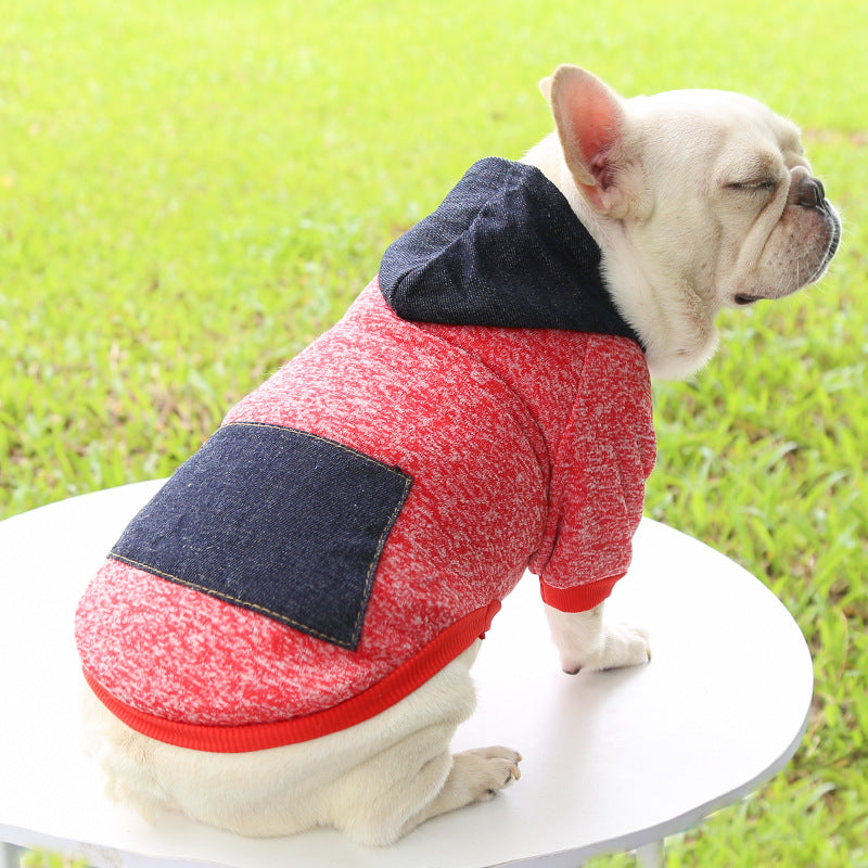 Pet Hooded Sweatshirt with Pockets