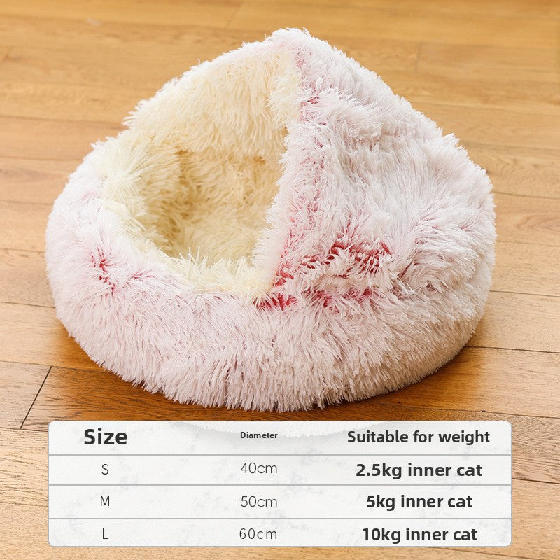pet plush bed