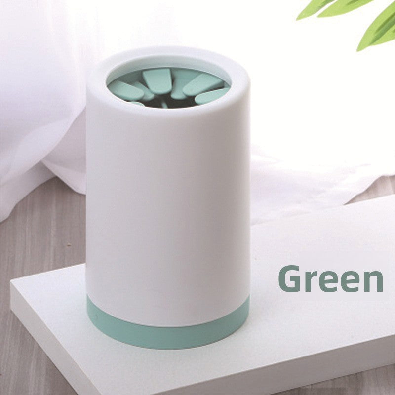 Paw cleaning foot scrubber