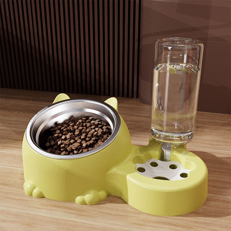 Double-bowl pet food bowl