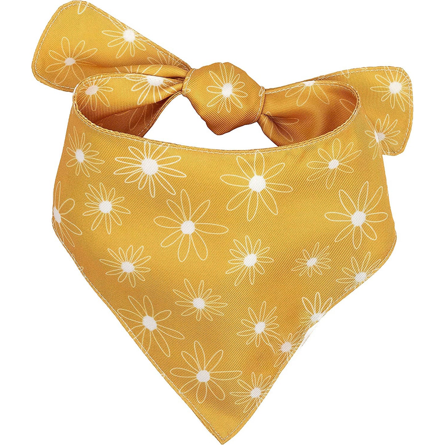 Reversible Polyester Pet Bandana for Dogs, Multiple Patterns and Sizes