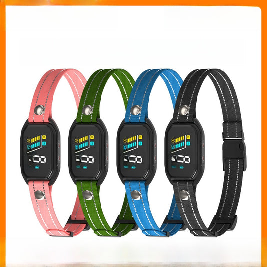 Color screen intelligent bark-stopping electric shock collar