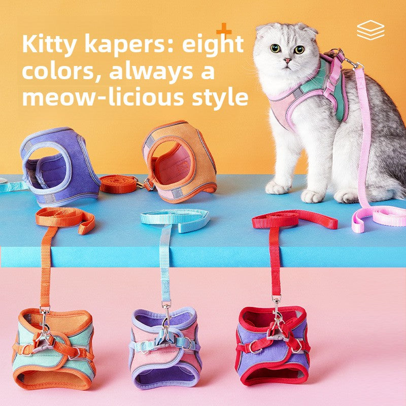Cat Leash Vest Style