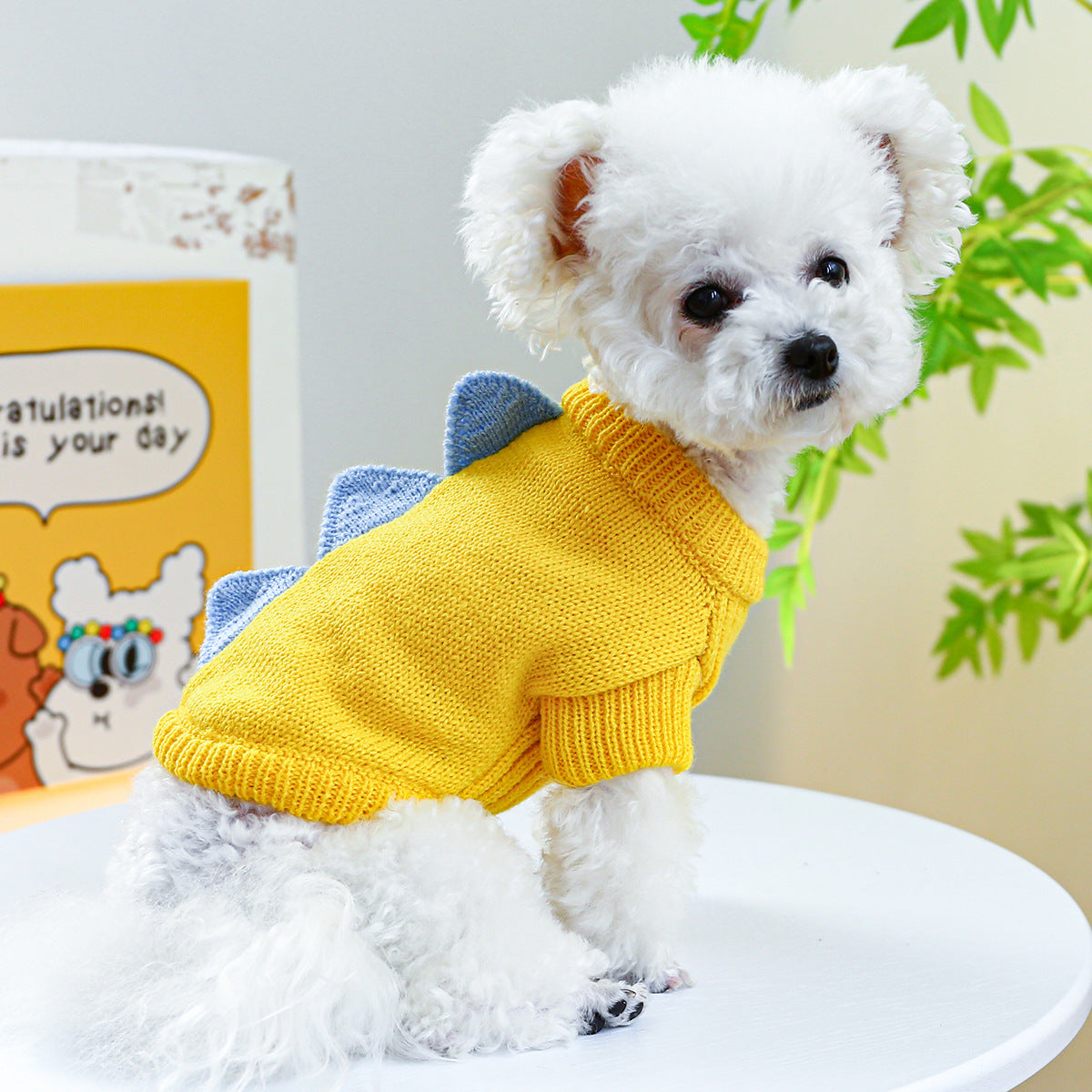 Pet Sweater for Dogs and Cats, Winter Wool Knitwear