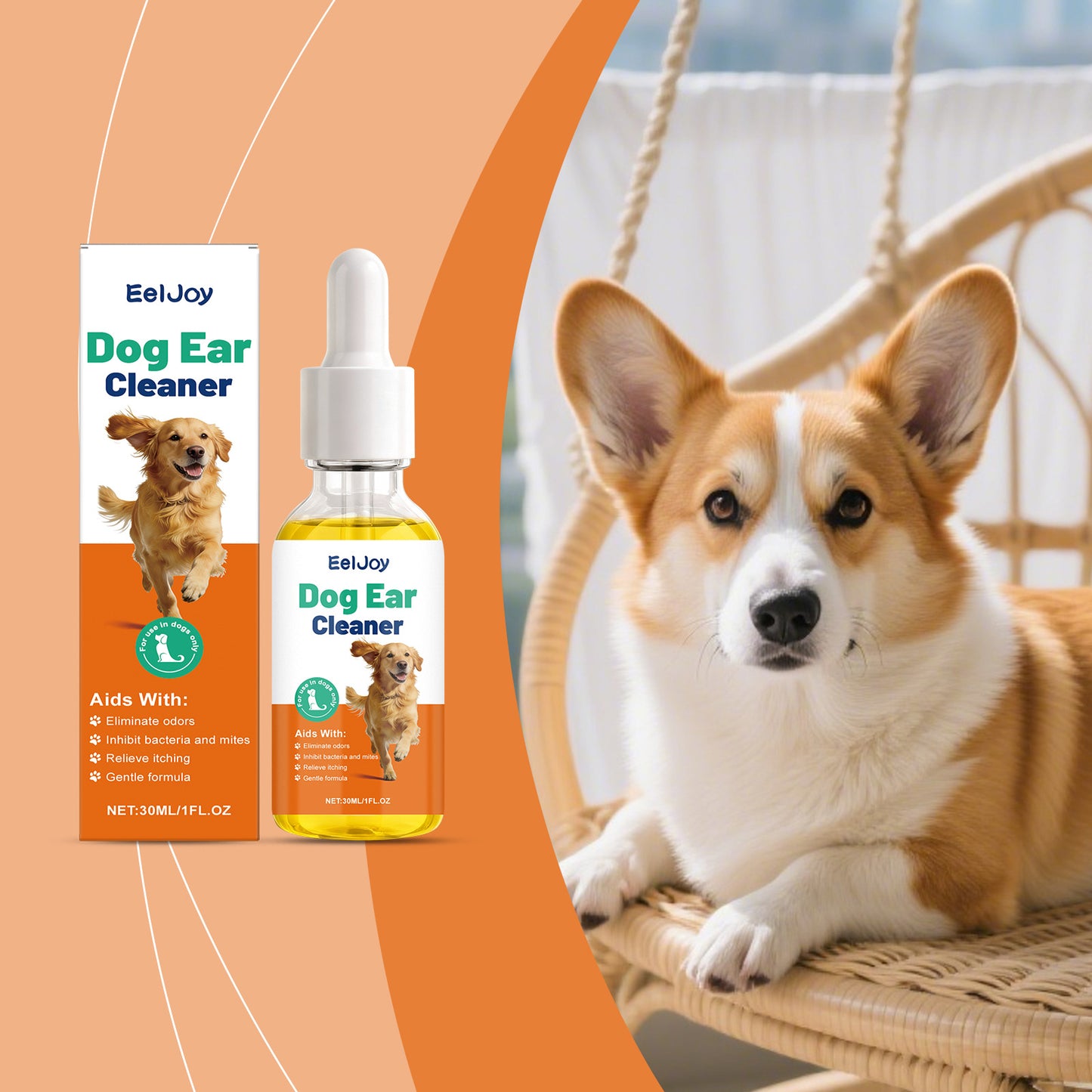 Dog ear cleaning solution