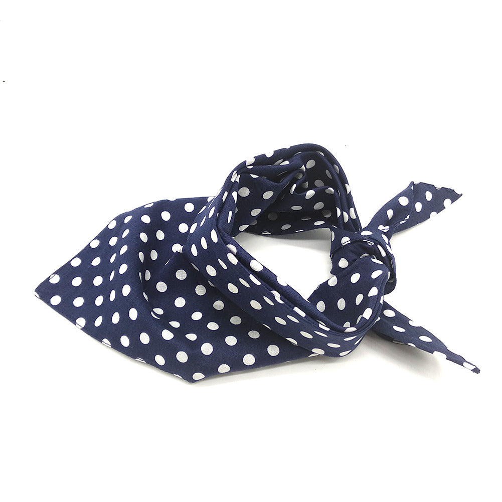 Cute Double-Sided Dot Pet Bib for Dogs and Cats