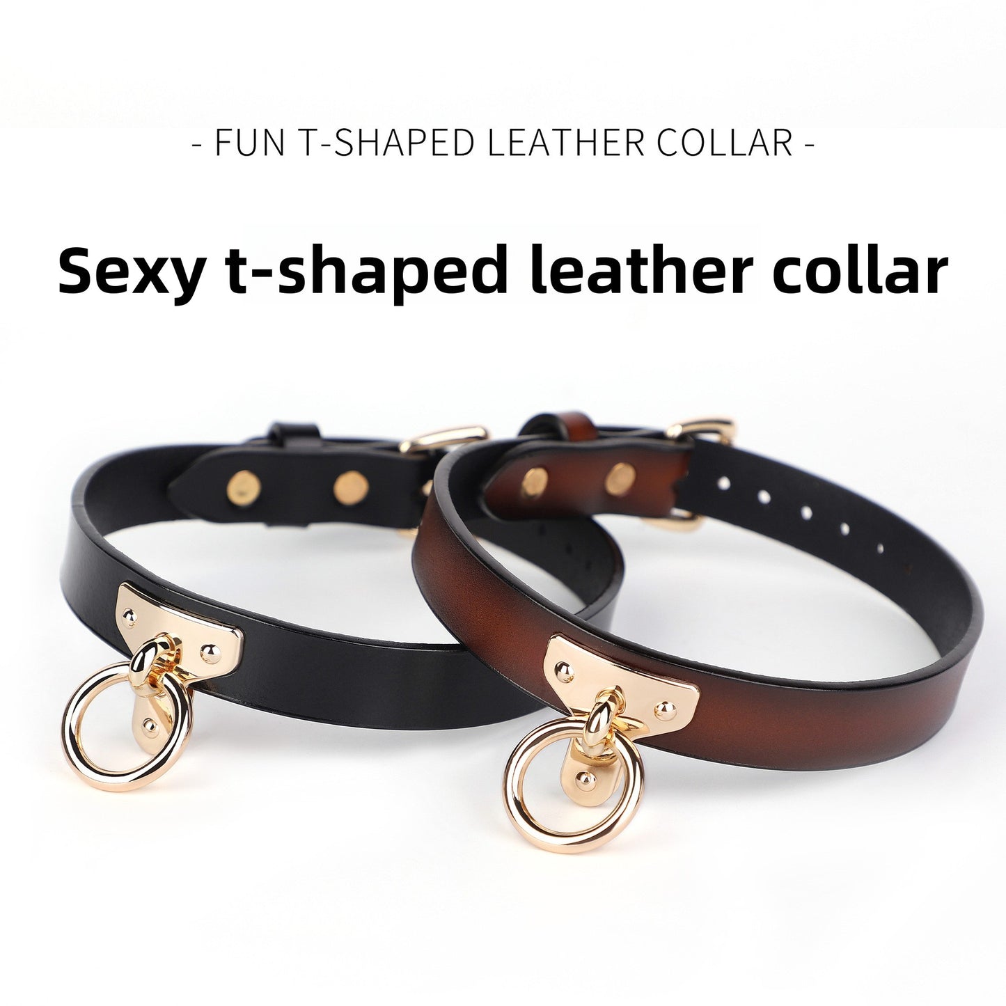 Adjustable Leather K9 Collar