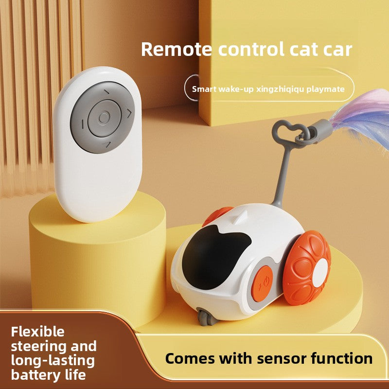 Remote Control Cat Teasing Toy Car