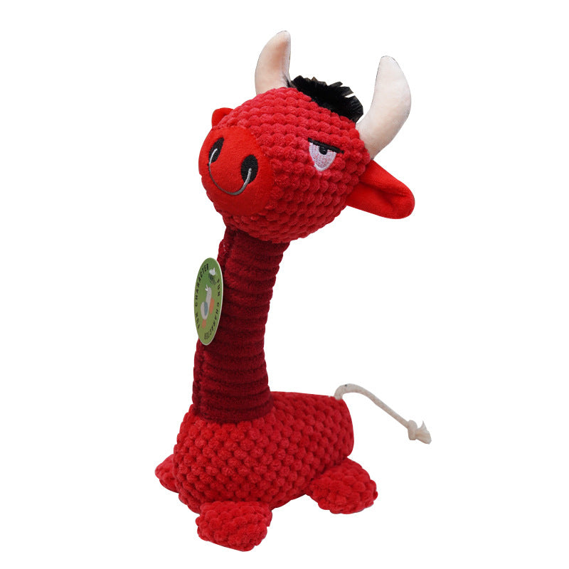 Dog plush sound dinosaur toy