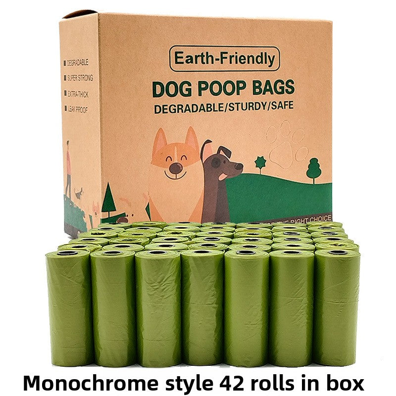 Biodegradable pet waste bags