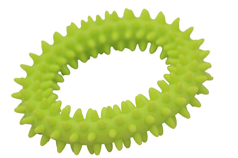 Pet toy spike circle cleaning chew