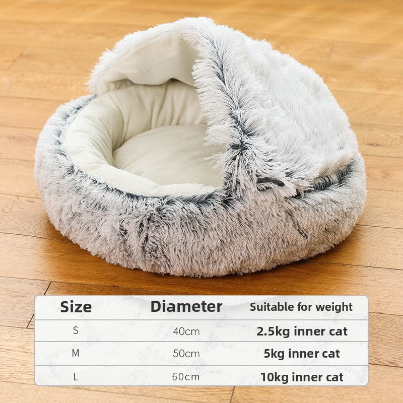 pet plush bed
