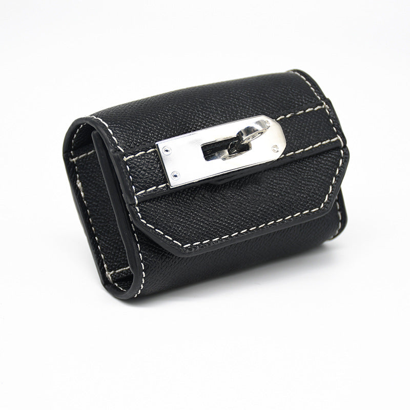 MOQ:200 Leather Dog Collar Leash with Waste Bag