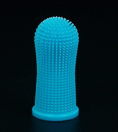 Pet finger toothbrush