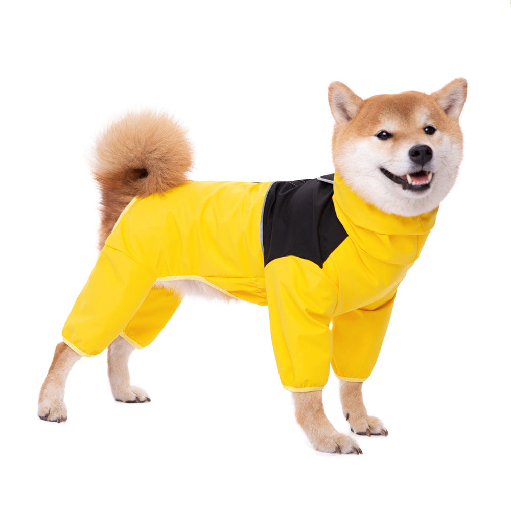 Pet dog raincoats and windbreakers
