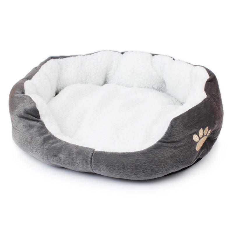 Factory direct small large lamb kennel teddy bear pet nest Mat supplies spot wholesale