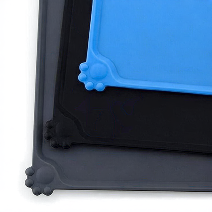 Silicone Pet Mat ? Waterproof, Anti-Slip, Easy-to-Clean for Cats and Dogs