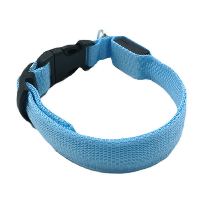 USB Rechargeable LED Pet Safety Collar with Adjustable Sizing