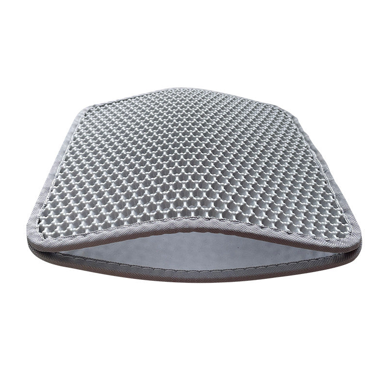 Double-Layer Washable Cat Litter Mat EVA Anti-Slip Pad