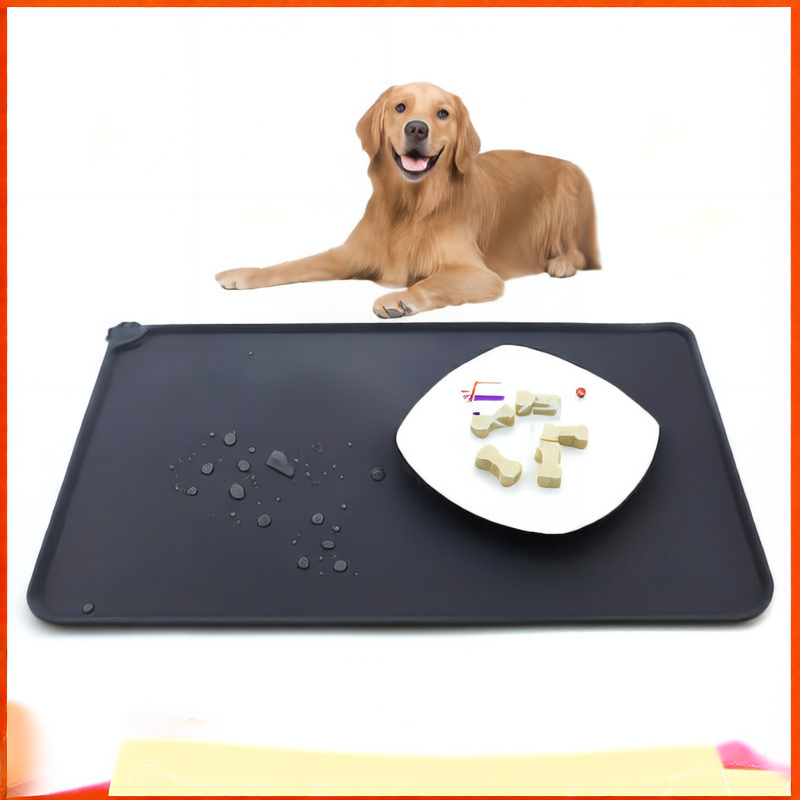 Silicone Pet Mat ? Waterproof, Anti-Slip, Easy-to-Clean for Cats and Dogs