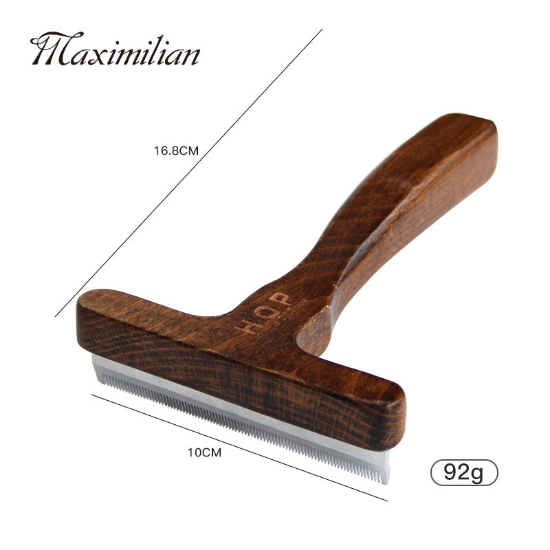 Wooden Pet Grooming Comb