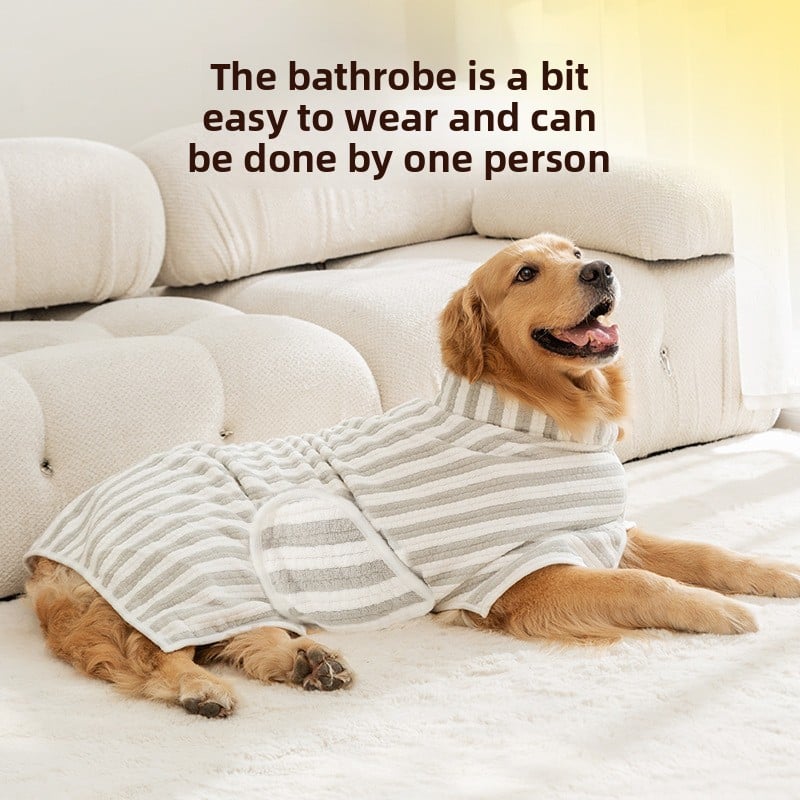 Pet bathrobe
