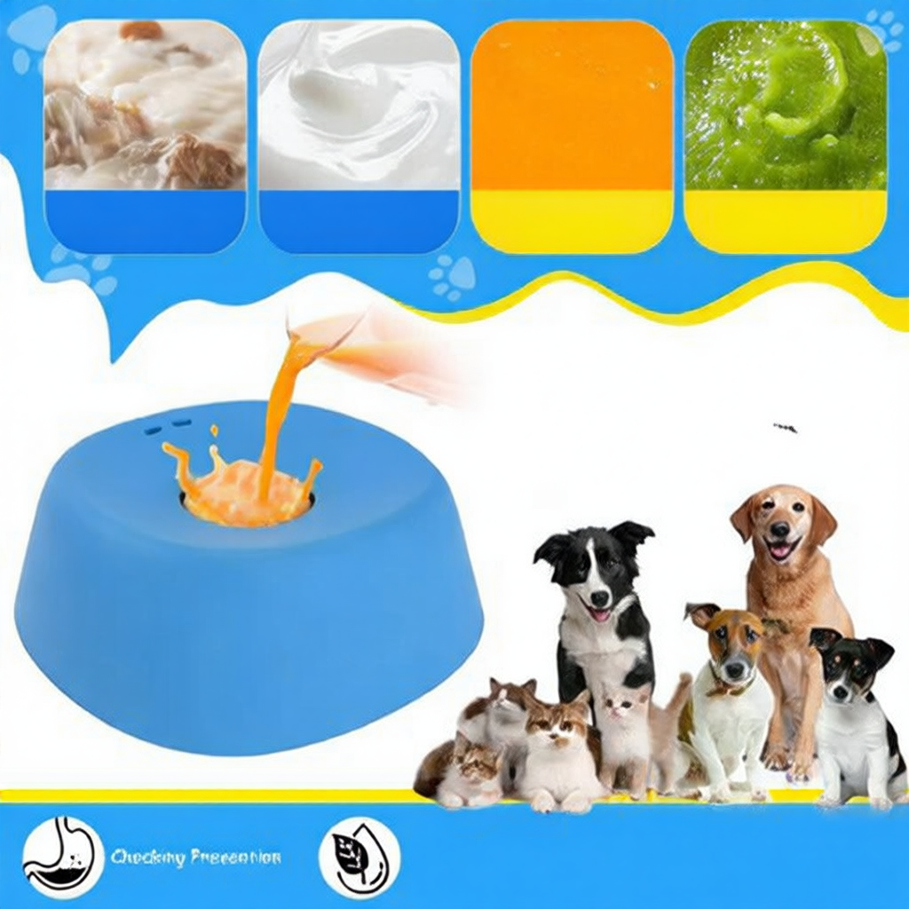 Dog Slow Feeder Lick Bowl